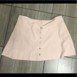 Velvet light Pk skirt